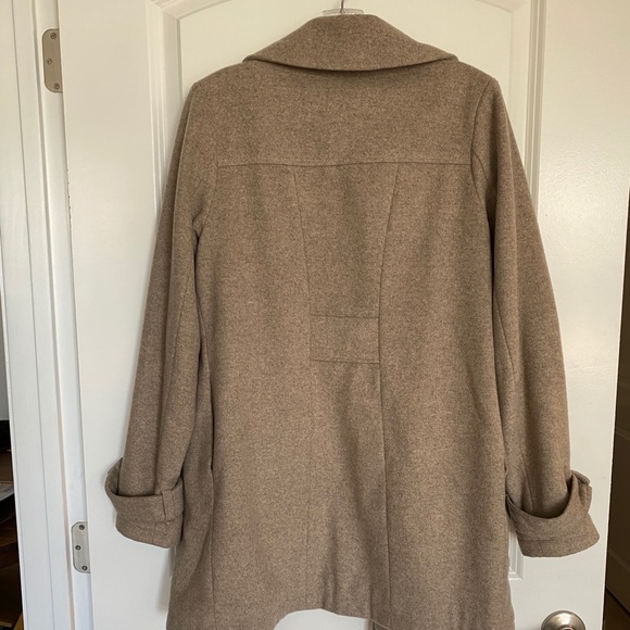 Covet Beige Wool Coat - Picture 4 of 5
